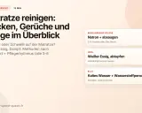 Anleitung zur Matratze reinigen: Flecken, Gerüche & Pflege. Tipps mit Natron, Essig, Dampf für Urin, Blut, Schweiß. Regelmäßige Pflege ist wichtig.