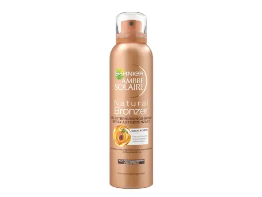Garnier Ambre Solaire Natural Bronzer Spray: wie wird man schnell braun? Für Gesicht & Körper, zieht schnell ein.