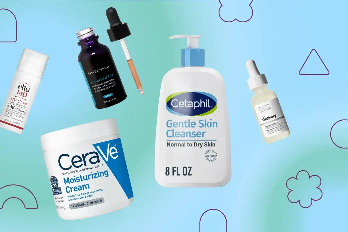 Hautpflegeprodukte f&uuml;r die Schwangerschaft, die bei unreiner Haut helfen. Enth&auml;lt Cetaphil, CeraVe, EltaMD, SkinCeuticals und The Ordinary.